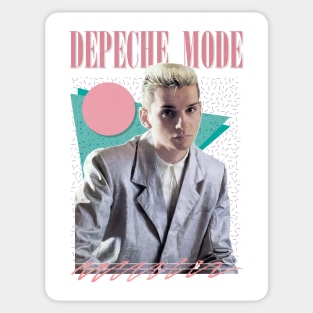 Dave Gahan // 80s Retro Fan Aesthetic Sticker